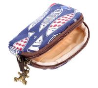 VINTORKY Coin Purse Japanese Style Accessories Organizer Compact Cotton Alloy Material Tiny Pouch for Teens Carrying Change and Small Items