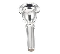 VINTORKY Copper Mouthpiece for Euphonium Instrument Replacement Euphonium Accessory Silver Enhances Airflow for Professional Music Equipment