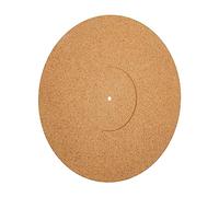 VINTORKY Cork Turntable Slipmat for Vinyl Records Anti-static and Non-slip Platter Mat Reduces Vibration and Noise for Phonographs and Home Use Natural Wood Color