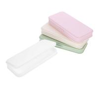 VINTORKY Cosmetics and Makeup Brush Storage Box 4Pcs Desktop Organizer with Spacious Compartments for Hairpins and Stationery, Suitable for Bedroom or Office