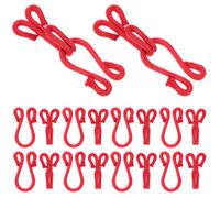 VINTORKY Covered Hook and Eye Closure Fasteners Sewing Hooks and Eyes for Clothing Invisible Anti-Exposure Design Sturdy Fabric Loop Rope Suitable for Jackets Coats and DIY Craft Projects