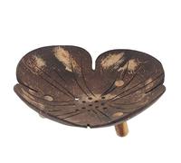 VINTORKY Creative Coconut Shell Soap Dish Holder Petal Style Shower Bar Soap Container for Bathroom