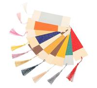 VINTORKY Creative Paper Bookmarks Vintage Style 2 Packs with Tassels, Easy to Paint and Ready to Decorate Reading List Book Mark Accessories Color for DIY Projects and Graffiti