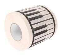 VINTORKY Creative Piano Print Toilet Paper Roll, Decorative Bathroom Tissue with Musical Note Pattern, Single Roll Toilet Tissue for Home and Music Lovers