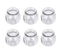 VINTORKY Cupping Treatment Kit 6 Pcs Thickened Explosion-Proof Glass Cups Set Round Shape for Shoulder and Back Relief at Home