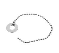 VINTORKY Cymbal Chain for Drum Set Aluminum Alloy Cymbal Extension Chain Silver Drum Accessory Easy Installation