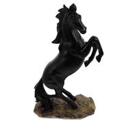 VINTORKY Decorative Resin Horse Statue Realistic Fighting Horse Figurine for Home Office Elegant European Style Ornament Symbolizing Success for Housewarming Business Openings
