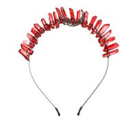 VINTORKY Delicate Crystal Headband Rainbow Crown Hair Accessory for Women, Alloy Material Sparkling Crystals, for Party and Photography Props