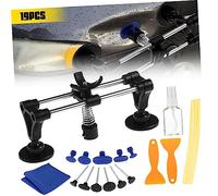 VINTORKY Dent Puller Kit for Car Double Pole Bridge Puller 7.27X3.93X1.97In Size Adjustable Spacing Dent Removal Tool Set for Auto Repair Shop
