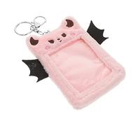 VINTORKY Devil Wings Card Holder Plush Postcards Holder Student Keychain Cute for Keychain