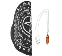 VINTORKY Divination Board Rubber Pendulum Board with Pattern Design Light Weight Not Easy to Break Helps Make A Decision for Office and Room Desk Centerpiece