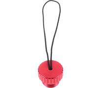 VINTORKY Diving Tank Valve Metal Cap Protector Red Dust Plug for Scuba Air Gas Valve Accessory Compatible with Side Mount Bcd Scuba Gear