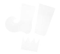 VINTORKY DIY Christmas Stocking Quilting Templates 3Pcs Acrylic Sewing Rulers with Multiple Patchwork Designs and Easy Elf Stocking Crafting Stencils