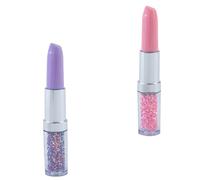 VINTORKY DIY Mosaic Craft Drill Pen 2Pcs for Bead Painting and Diamond Embroidery, Lipstick Shape Creative Cross Stitch Tools with Ergonomic Design, Random Colour