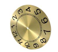 VINTORKY DIY round Clock Dial Replacement Made of Sturdy Aluminum with Smooth Surface, Minimalist Contemporary Style for Customised Wall Clock Making and Repair