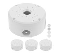 VINTORKY Dome Security Camera Bracket 4 Pcs Plastic Outdoor Hemispherical Shape Cable Management Box for Ceiling Cable Concealment