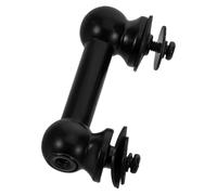 VINTORKY Double End Snare Drum Lug Black Aluminum Alloy Percussion Instrument Replacement Parts with Integrated Adjuster for Precise Drumhead Tension Control and Flexible Installation