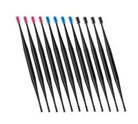 VINTORKY Double Sided Ear Wax Removal Kit 12Pcs Flexible Silicone Spiral Ear Wax Cleaner Spoon Soft Safe Earwax Remover Tool Portable for Home Use and Personal Care
