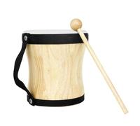 VINTORKY Drum Portable Percussion Instrument with Sheepskin Head Educational Toy for Early Childhood Development Lightweight Design Practice for Nurturing Creativity and Rhythm