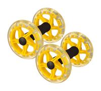 VINTORKY Dual-wheel Fitness Tummy Strengthening Wheel for Men Women Portable Core Roller with Non-slip Handles Stability Design for Home Workout Equipment to Burn Calories and Build Muscle