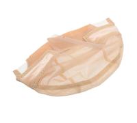 VINTORKY Elastic U-Shaped Wig Cap 4X5 Inch Beige Lace Dome Net with Wide Double-Sided Velvet Band, Hair Net Cap for Wig Making and Daily Wear, Adjustable Mesh Stocking for Women