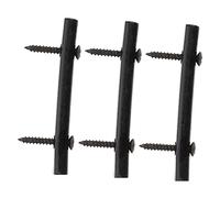 VINTORKY Electric Guitar String Retaining Rods Zinc Alloy 3 Sets Chord Stick Black 48Mm Strong Quality Easy to Install Musical Instrument Accessories for Electric Guitars