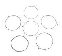 VINTORKY Electric Guitar Strings 6pcs Stainless Steel Wrapped Single Strings Replacement Set for Electric Guitar Accessories Suitable and Music Performance