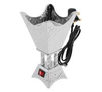 VINTORKY Electric Incense Burner Arabian Burner Vintage Metal Frankincense Incense Holder Censer for Home Office Yoga Decor UK Plug