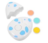 VINTORKY Electric Nail Trimmer Plastic Material for Babies with Gentle Nail Shaping Blue and Easy to Replace Grinding Heads Cute Egg Design
