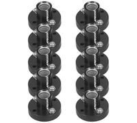 VINTORKY Electrical Experiment Lamp Base Mini Bulb Socket Holder with Screw Socket Design 10pcs Plastic Holder for Hands-on Learning