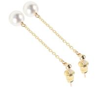 VINTORKY Elegant Long Tassel Earrings for Women with 8mm Pearl and S925 Silver Needle, Safe for Skin, Unique Aesthetic Design, for Spring and Summer Fashion