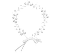 VINTORKY Elegant Silver Wedding Hair Vine Headpiece Pearls, Comfortable and Practical Bridal Hair Accessory for Women and Flower, for Engagement and Wedding