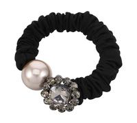 VINTORKY Elegant Women Hair Scrunchies Rhinestone Unique Hair Tie Elastic Ponytail Holders for Stylish Hairstyles