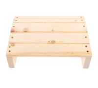 VINTORKY Ergonomic Wooden Foot Rest Stool for Office Desk Slanted Tilted Leg Supporter Stable Non-Slip Solid Wood Footstool for Comfortable Knee and Ankle Relief Portable for Home and Work