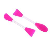 VINTORKY Facial Mask Brush Purple Double-head Applicator Brush Multifunctional Silicone for Mud Mask Skincare Tools Face