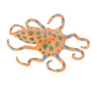 VINTORKY Faux Blue Ringed Octopus Model Sea Animal Toys Lightweight for Display Educational Learning