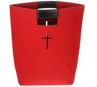 VINTORKY Felt Bible Tote Bag, Large Capacity, Sturdy PU Handle, Convenient to Carry for School and Shopping Use, Church Study Pouch