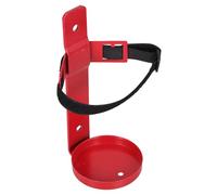 VINTORKY Fire Extinguisher Stick High Durability Iron and Polyester Wall Mount Bracket with Adjustable Straps Fire Extinguisher Holder Space Saving for Home and Office Safety