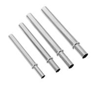 VINTORKY Fishing Rod Connector Coupler Compatible with Thickened Design Stainless Steel 4pcs for Precision Connection and Enhanced Durability Suitable for Rod Tips and Professional Anglers