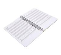 VINTORKY Fitness Exercise Planning Notepad Paper Material A5 Spiral Notebook and Measurement Tracking Feature Workout Schedule and Fitness Journal for Home and Gym Use