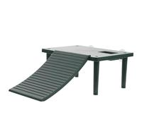 VINTORKY Floating Turtle Platform for Tortoise Tank with Safe Plastic Material and Climbing Slope, Reptile Basking Platform Designed for Turtle and Tortoise Pet Habitat Accessories