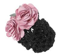 VINTORKY Flower Hair Snood Net for Women Durable Mesh Bun Cover Elegant Design for Dance Buns Hair Accessory for Daily Use and Special Occasions