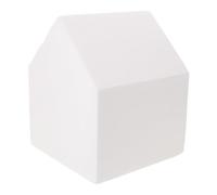 VINTORKY Foam House Craft Models, 20cm/8'' DIY Polystyrene Shapes for Arts and Crafts Supplies, White Unpainted House for Home Decor, Party Table Centerpieces