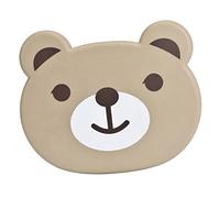 VINTORKY Foldable Car Dining Tray with Cartoon Bear Design Steering Wheel Desk and Seat Back Drink Holder Easy Install Water Bottle Rack for Automobile Organization and Travel Convenience