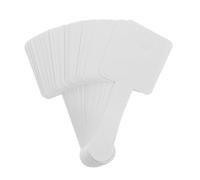 VINTORKY Foldable Self Adhesive Jewelry Display Cards 50Pcs White Cardboard Holders for Earrings Necklaces Bracelets Retail and Travel Use