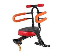VINTORKY Front Mount Bike Seat with Pedals Durable Safety Seat for Boys and Easy Installation Practical Bike Accessory for Fun Rides
