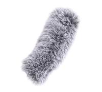 VINTORKY Furry Microphone Windscreen Long Cover for Conference Mic Windshield Pop Filter Shield for Outdoor Recording and Interview Accessories with Fit