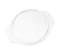 VINTORKY Glass Microwave Cover Heat Resistant Splash Guard with Portable Handle for Kitchen and Oven Use Reusable Food Splatter Protector for Even Heating