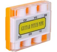VINTORKY Guitar Pitch Pipe Tuner Six-Hole Plastic Acoustic Guitar Tuning Accessory for String Instruments Musical Parts