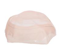 VINTORKY Hair Cap Natural Look Covers Bald Spots Gentle on The Scalp Beige Mesh with PU Base Rubber Edge Soft Fiber Materials for Men Daily Wear Hairnet for Wigs